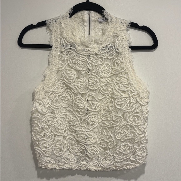 Zara White Lace Top - Picture 1 of 6